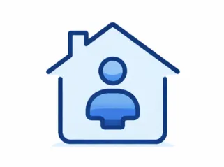 Senior living community icon