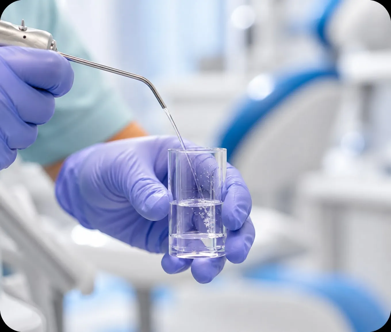 Dental water sample collection from a dental unit waterline