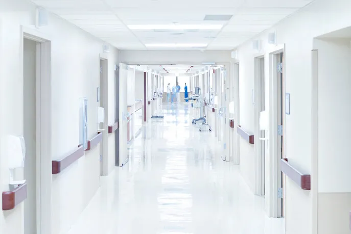 Hospital corridor